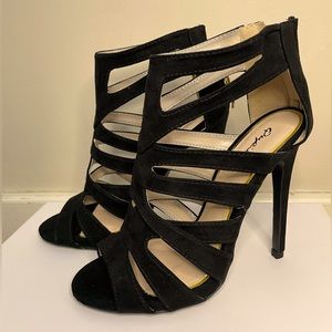 Black Suede Heels